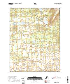 Coleen A-6 SE, AK — USGS 7.5-minute topo (2018)
