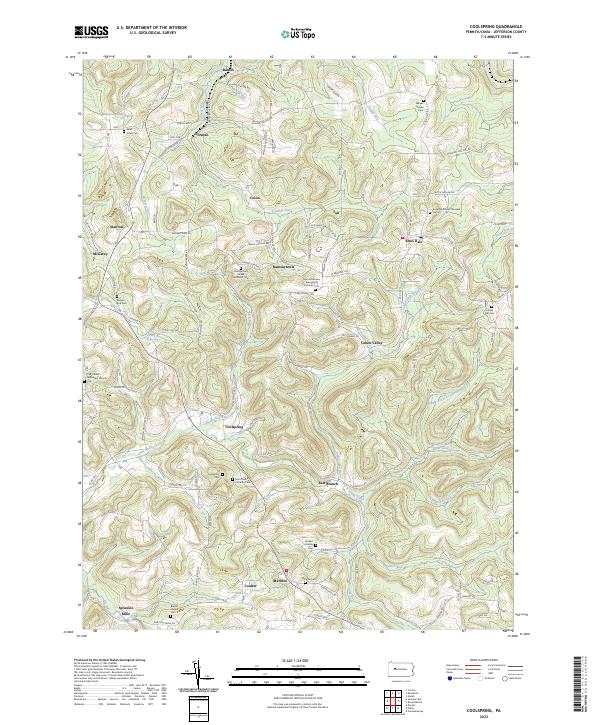 Coolspring, PA — USGS 7.5-minute topo (2023)