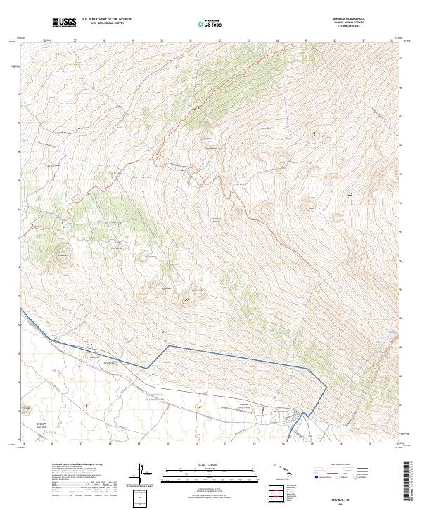 Ahumoa, HI — USGS 7.5-minute topo (2024)