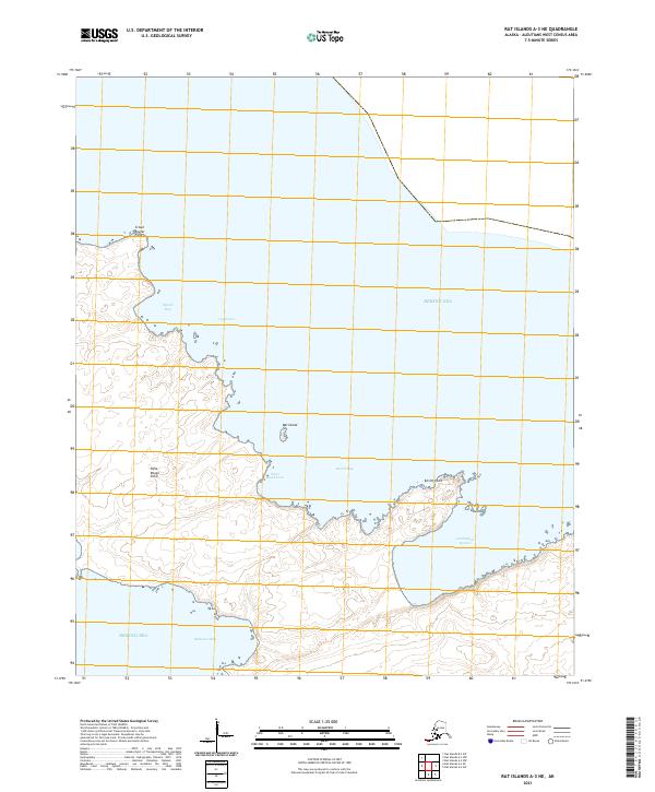Rat Islands A-3 NE, AK — USGS 7.5-minute topo (2021)