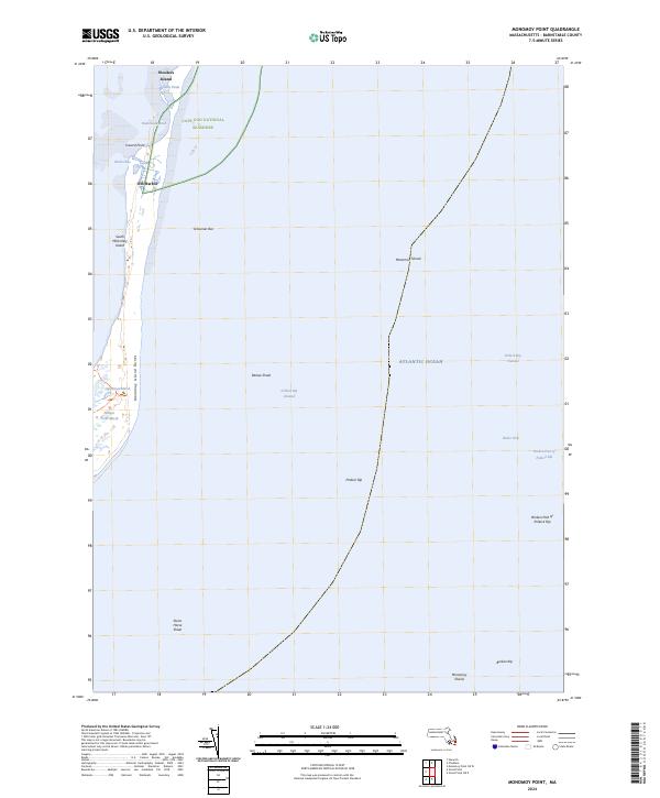 Monomoy Point, MA — USGS 7.5-minute topo (2024)