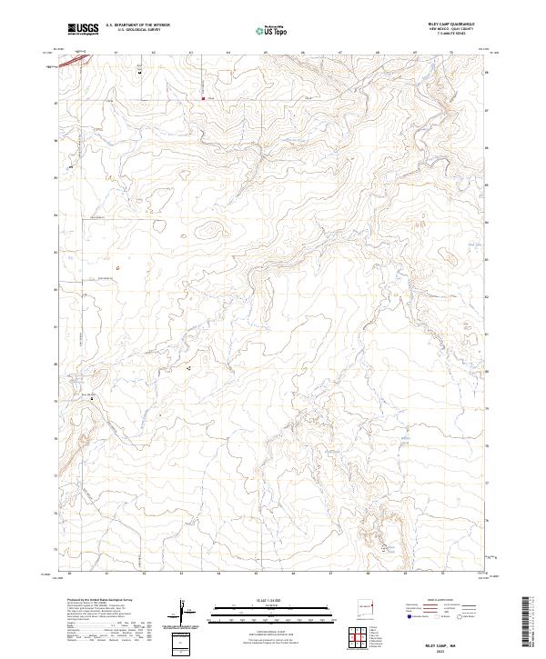 Riley Camp, NM — USGS 7.5-minute topo (2023)