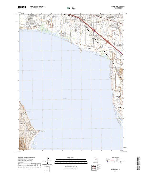 Pelican Point, UT — USGS 7.5-minute topo (2023)