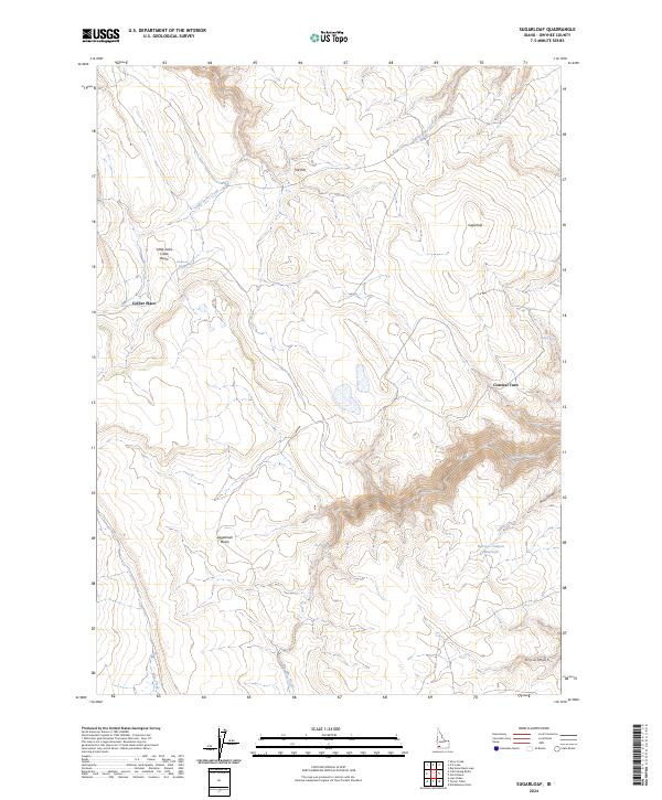 Sugarloaf, ID — USGS 7.5-minute topo (2024)