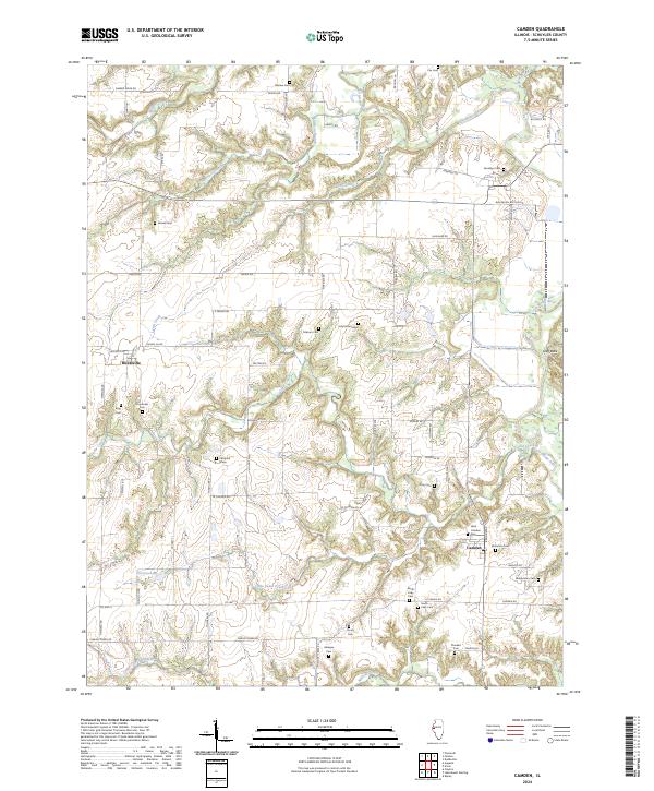 Camden, IL — USGS 7.5-minute topo (2024)