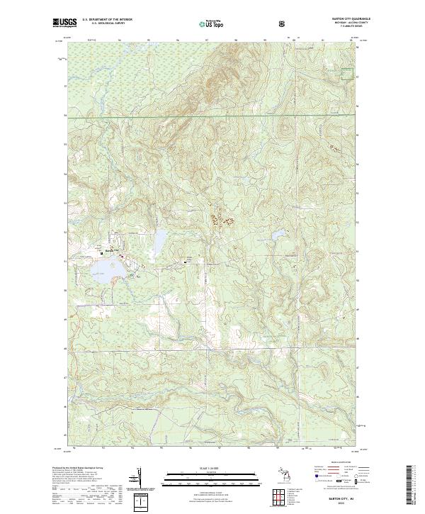 Barton City, MI — USGS 7.5-minute topo (2023)