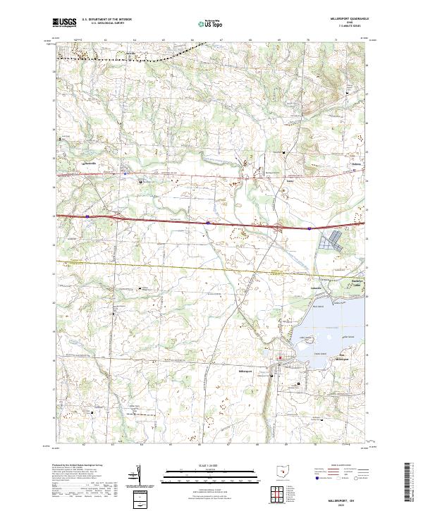 Millersport, OH — USGS 7.5-minute topo (2023)