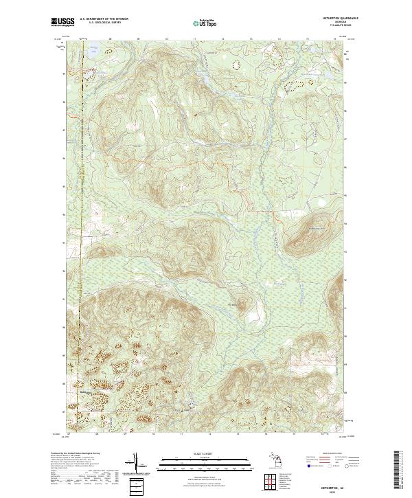 Hetherton, MI — USGS 7.5-minute topo (2023)