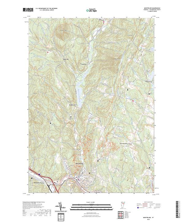 Montpelier, VT — USGS 7.5-minute topo (2024)