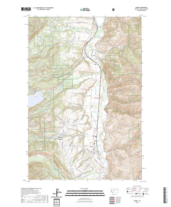 Darby, MT — USGS 7.5-minute topo (2024)
