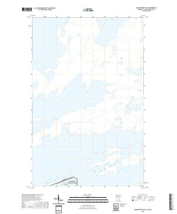 Soldier Point OE N, MN-ON — USGS 7.5-minute topo (2022)