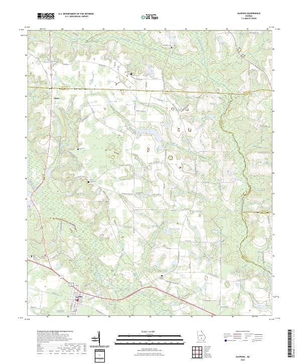 Alapaha, GA — USGS 7.5-minute topo (2024)