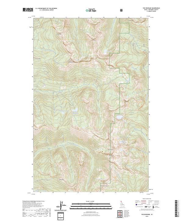 The Wigwams, ID — USGS 7.5-minute topo (2024)