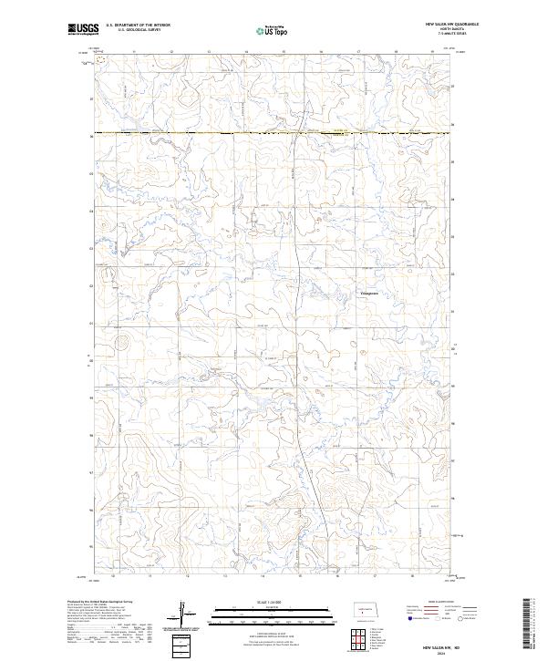 New Salem NW, ND — USGS 7.5-minute topo (2024)