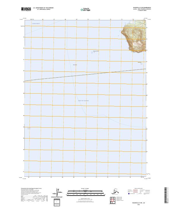 Seldovia A-5 SW, AK — USGS 7.5-minute topo (2024)