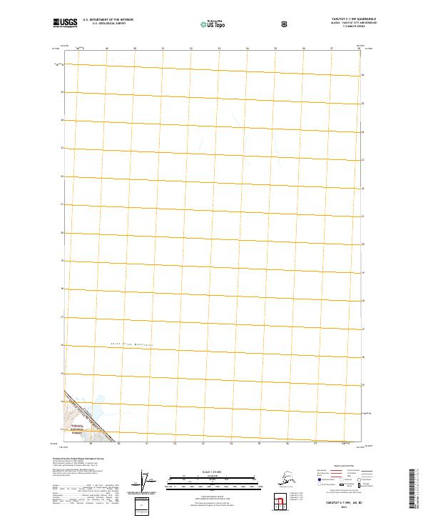 Yakutat C-1 NW, AK-BC — USGS 7.5-minute topo (2021)