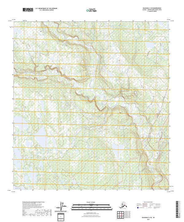 Gulkana C-4 SE, AK — USGS 7.5-minute topo (2023)