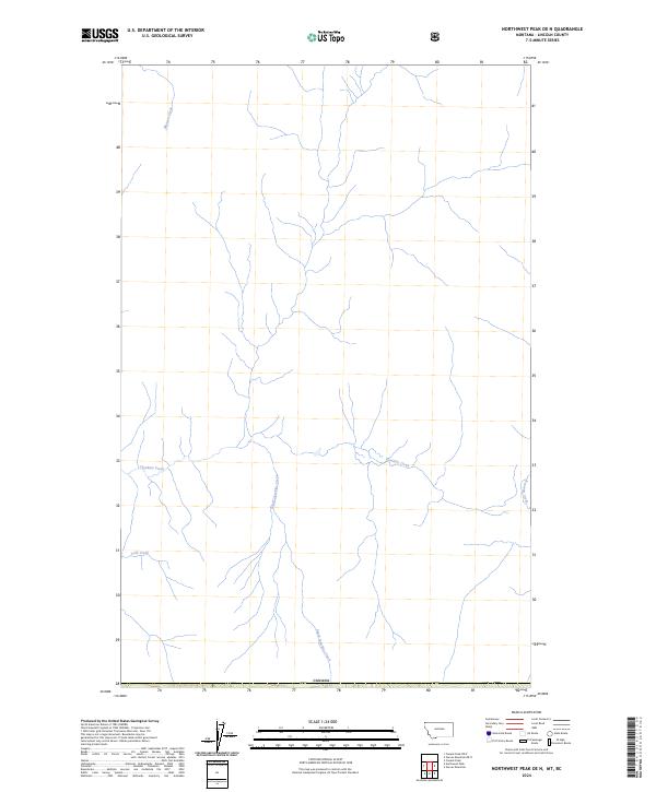 Northwest Peak OE N, MT-BC — USGS 7.5-minute topo (2024)