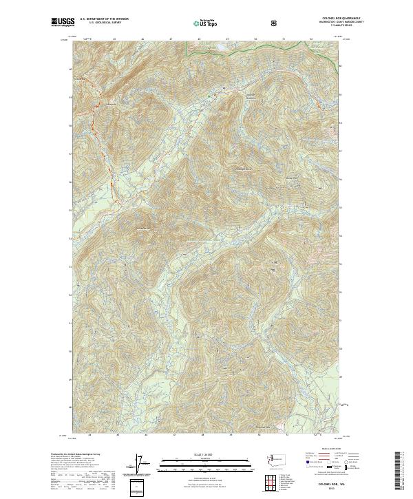 Colonel Bob, WA — USGS 7.5-minute topo (2023)