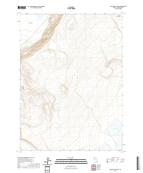 Massacre Lake NW, NV — USGS 7.5-minute topo (2021)