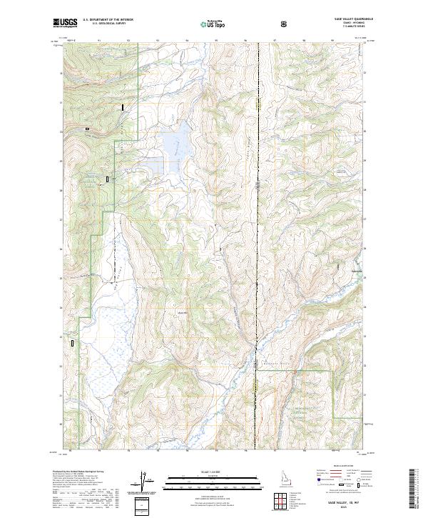 Sage Valley, ID-WY — USGS 7.5-minute topo (2023)