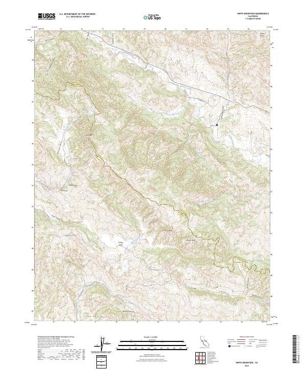 Smith Mountain, CA — USGS 7.5-minute topo (2023)