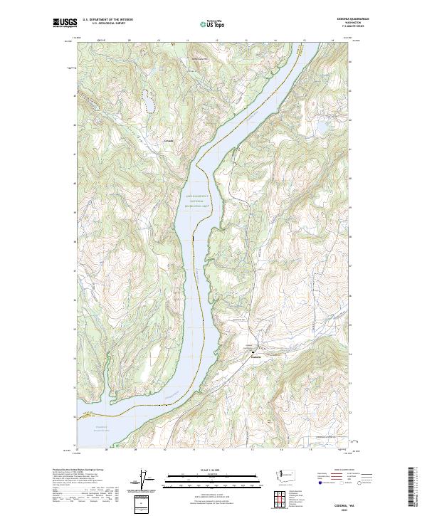 Cedonia, WA — USGS 7.5-minute topo (2023)