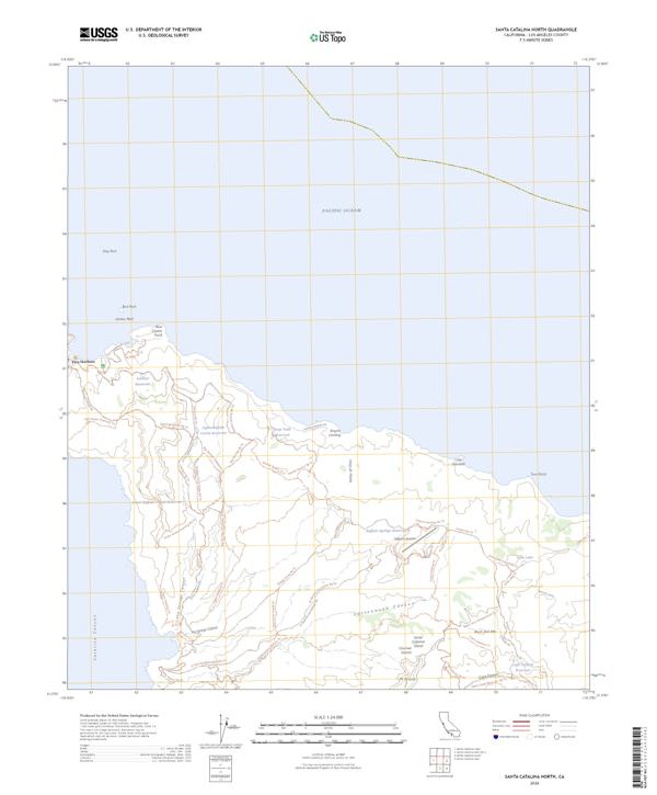 Santa Catalina North, CA — USGS 7.5-minute topo (2026)