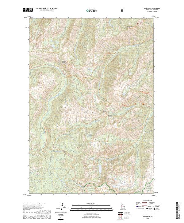 Blackmare, ID — USGS 7.5-minute topo (2024)