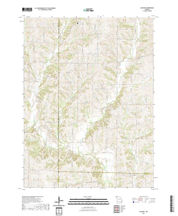 Matkins, MO — USGS 7.5-minute topo (2021)