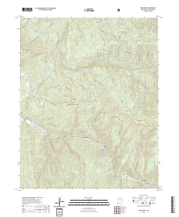 Tres Ritos, NM — USGS 7.5-minute topo (2023)
