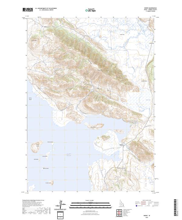 Henry, ID — USGS 7.5-minute topo (2024)