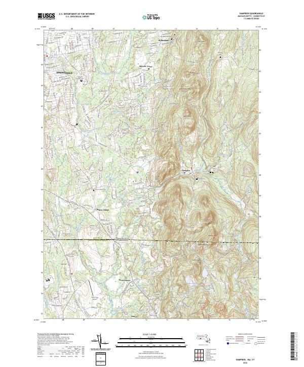 Hampden, MA-CT — USGS 7.5-minute topo (2024)