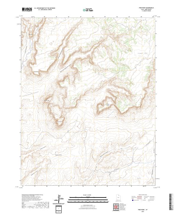 Pine Point, UT — USGS 7.5-minute topo (2023)
