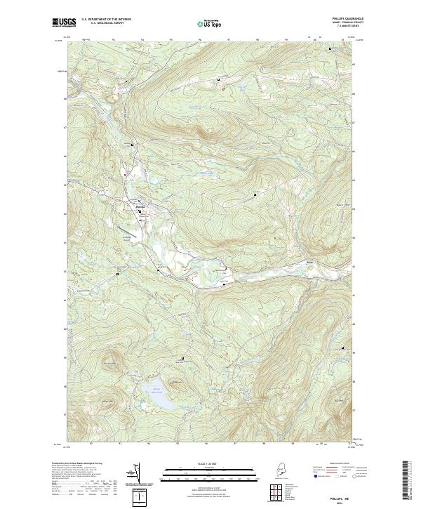 Phillips, ME — USGS 7.5-minute topo (2024)