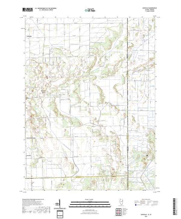Leesville, IL-IN — USGS 7.5-minute topo (2024)