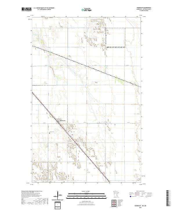 Humboldt, MN-MB — USGS 7.5-minute topo (2022)