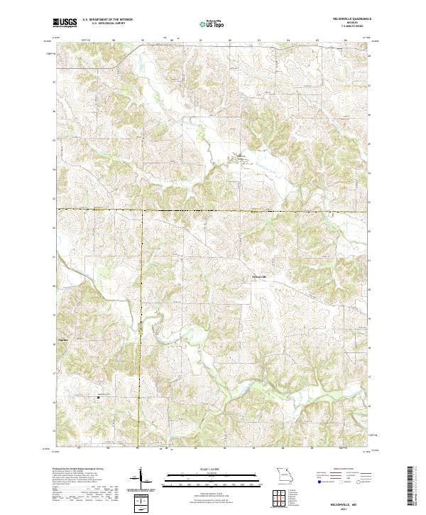 Nelsonville, MO — USGS 7.5-minute topo (2021)