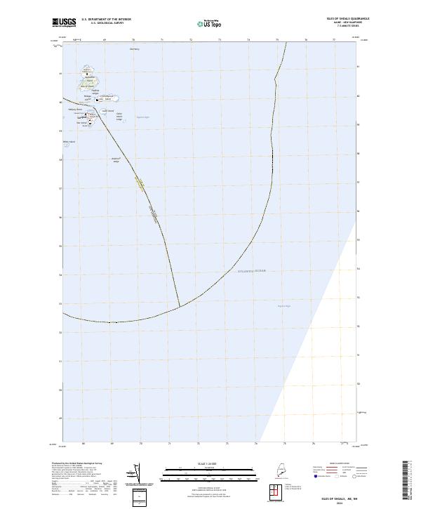 Isles of Shoals, ME-NH — USGS 7.5-minute topo (2024)