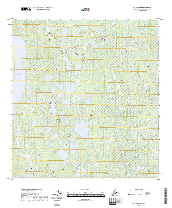 Gulkana B-4 SW, AK — USGS 7.5-minute topo (2023)