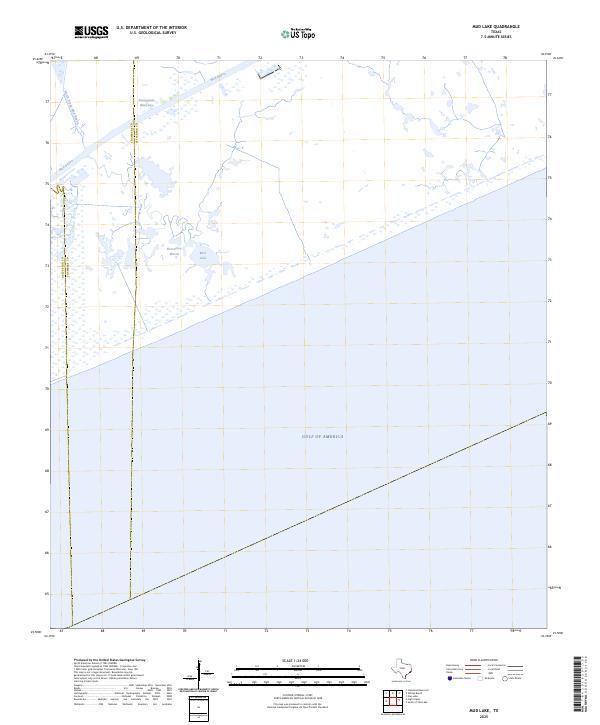 Mud Lake, TX — USGS 7.5-minute topo (2025)
