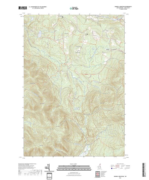 Bunnell Mountain, NH — USGS 7.5-minute topo (2024)