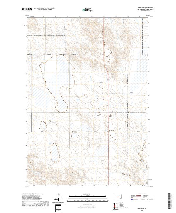 Presho SE, SD — USGS 7.5-minute topo (2021)