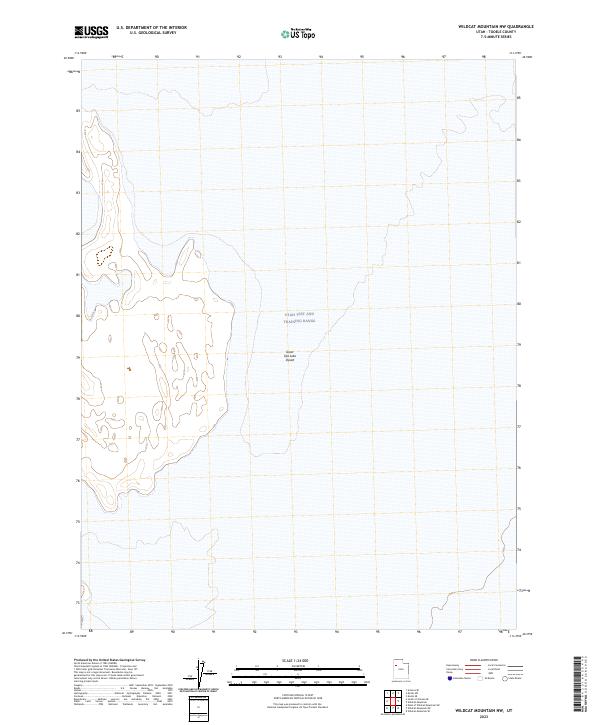 Wildcat Mountain NW, UT — USGS 7.5-minute topo (2023)