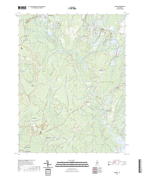 Jenkins, NJ — USGS 7.5-minute topo (2023)