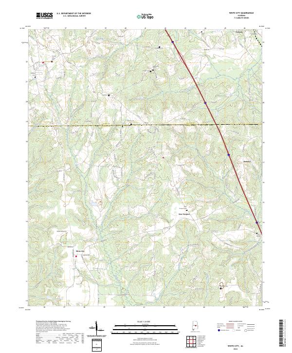 White City, AL — USGS 7.5-minute topo (2024)