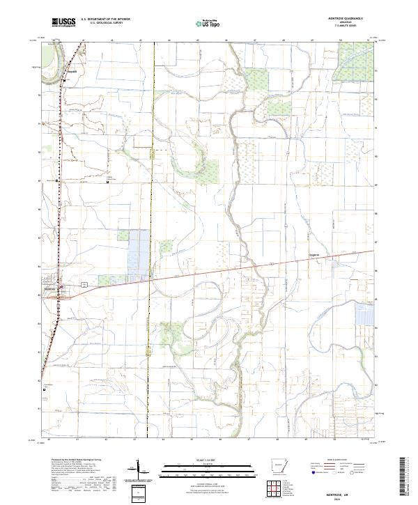 Montrose, AR — USGS 7.5-minute topo (2024)