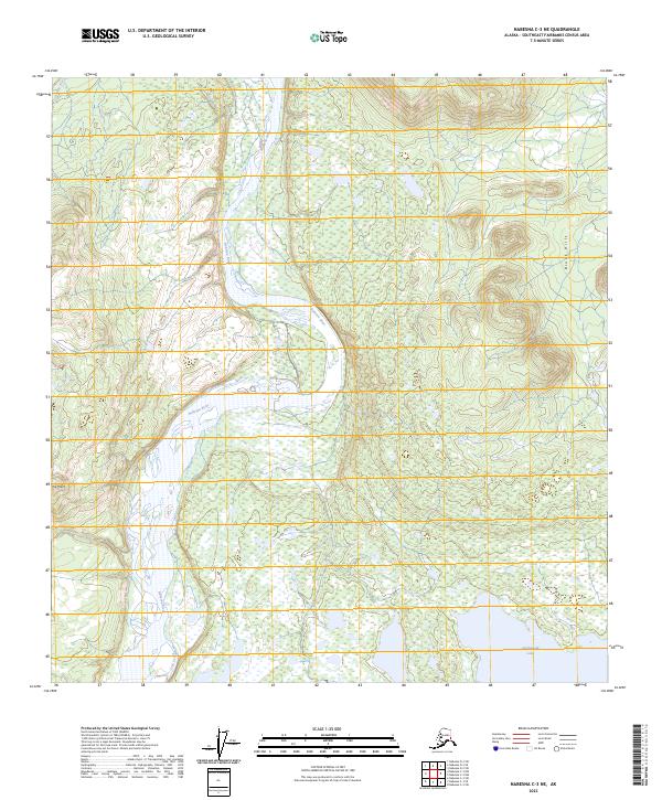 Nabesna C-3 NE, AK — USGS 7.5-minute topo (2023)
