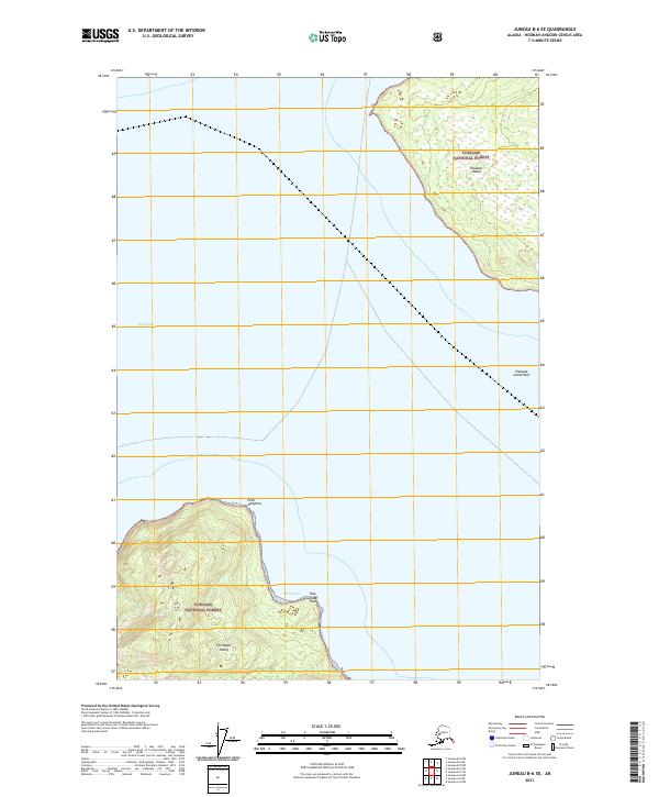 Juneau B-6 SE, AK — USGS 7.5-minute topo (2021)