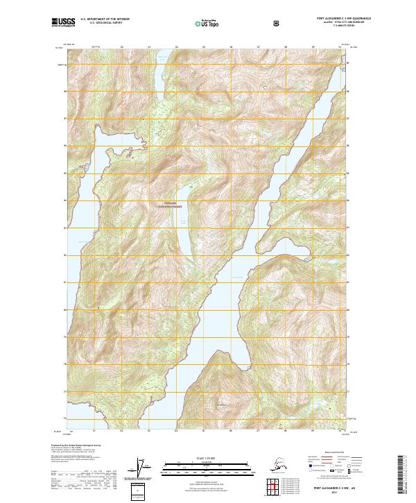 Port Alexander C-3 NW, AK — USGS 7.5-minute topo (2021)